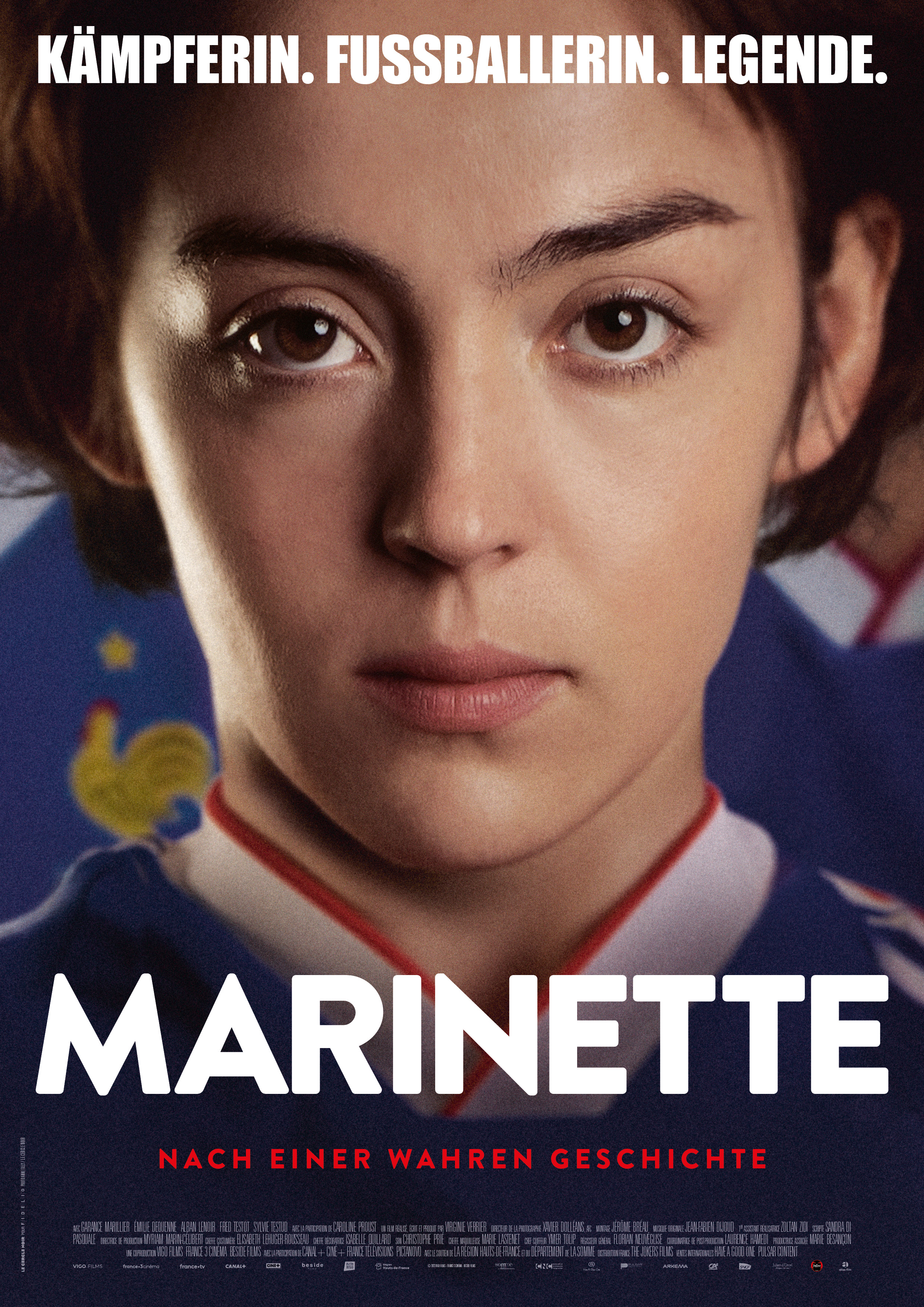 Cover zum Film: Marinette - Kämpferin. Fußballerin. Legende. - Die wahre Erfolgsgeschichte einer Frau, die über sich hinauswächst und entgegen aller Widerstände zur Pionierin des Frauenfußballs wird.