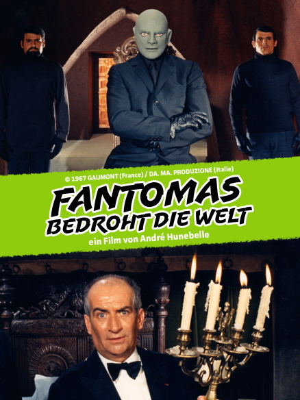 Cover zum Film: Fantomas bedroht die Welt