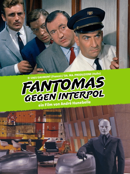 Cover zum Film: Fantomas gegen Interpol